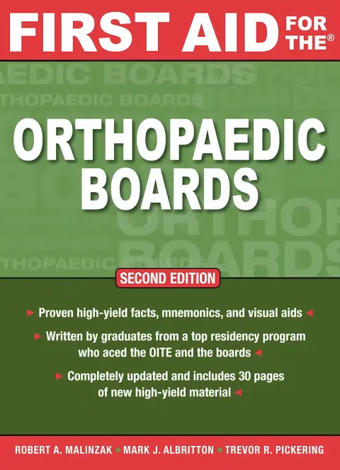 Cover of First Aid for the Orthopaedic Boards