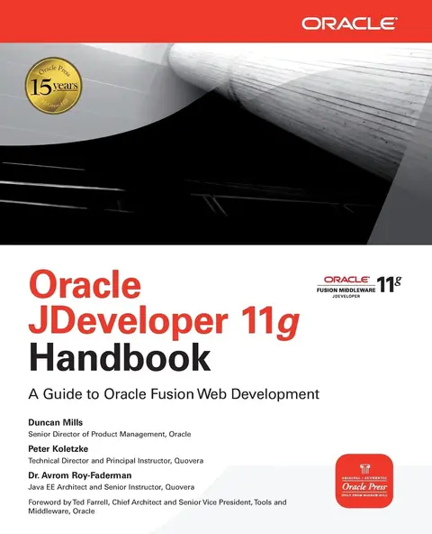 Cover of Oracle JDeveloper 11g Handbook