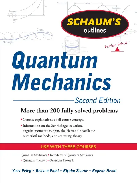 Cover of Schaum's Outline of Quantum Mechanics, Second Edition