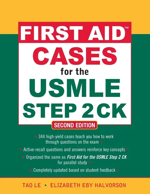 Cover of First Aid Cases for the USMLE Step 2 CK