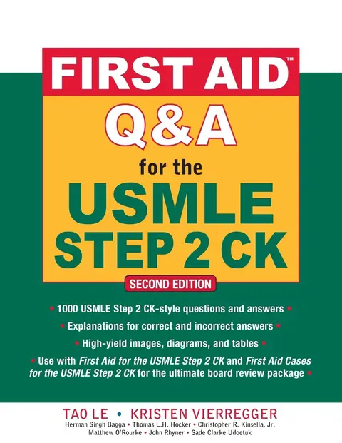 Cover of First Aid Q&A for the USMLE Step 2 Ck