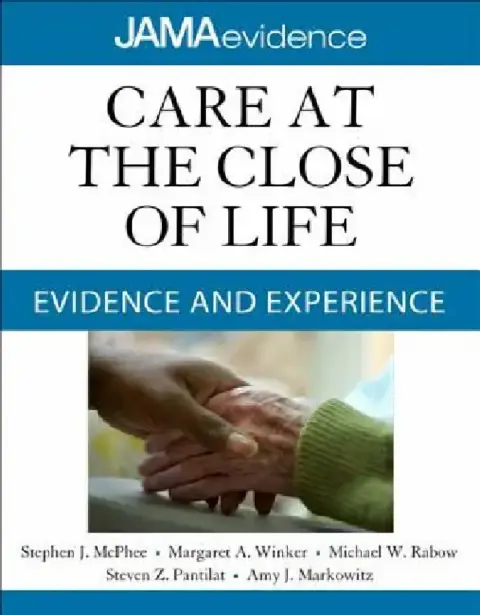 Cover of Care at the Close of Life