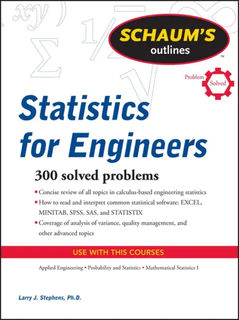Cover of Schaum's Outlines Statistics for Engineers
