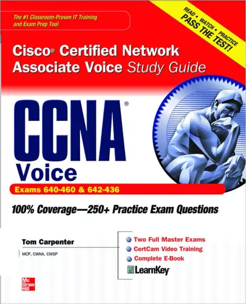 Cover of Ccna Cisco Certified Network Associate Voice Study Guide Exams 640-460 & 640-436