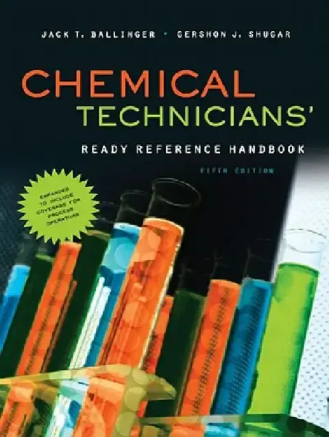 Cover of Chemical Technicians' Ready Reference Handbook