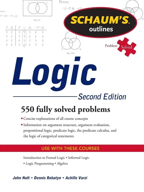 Cover of Schaum's Outline of Logic, Second Edition