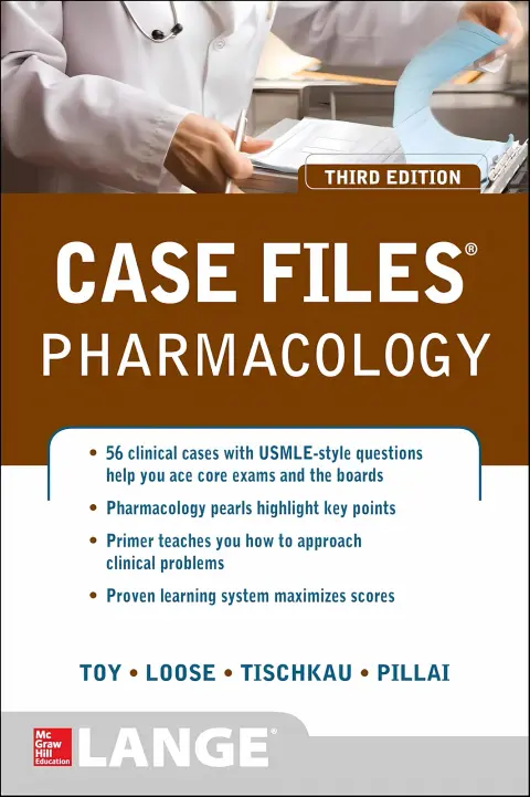 Cover of Case files. pharmacology Third edition
