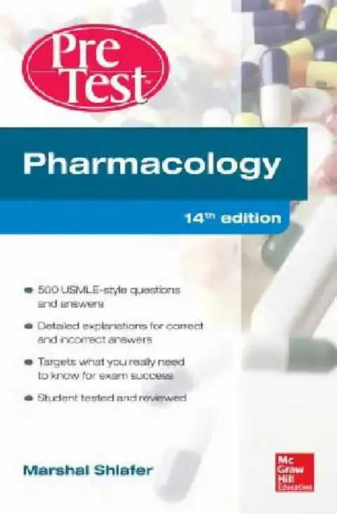 Cover of Pharmacology Pretest Self-Assessment and Review 14/E