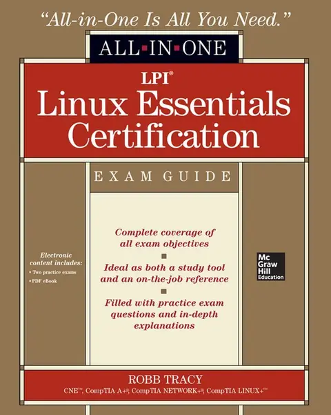 Cover of LPI Linux Essentials Certification Exam Guide