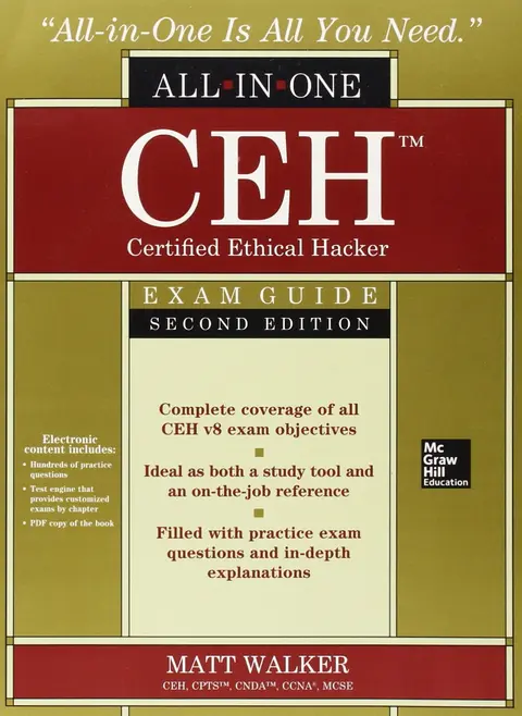 Cover of CEH Certified Ethical Hacker All-in-One Exam Guide
