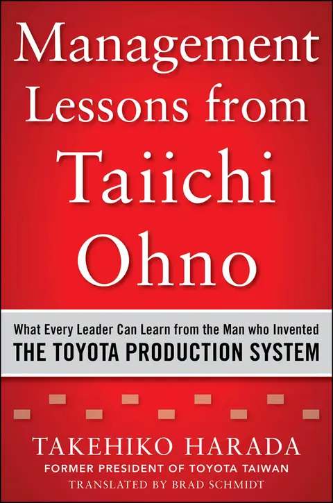 Cover of Management Lessons from Taiichi Ohno