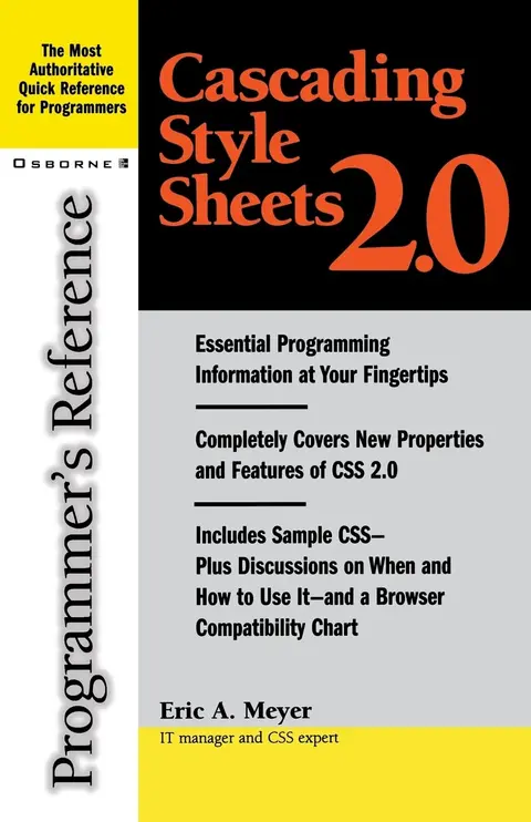 Cover of Cascading Style Sheets 2.0 Programmer's Reference