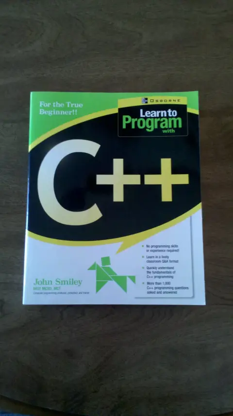 Cover of Learn to Program with C++