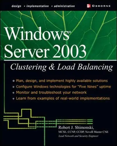 Cover of Windows Server 2003 Clustering & Load Balancing