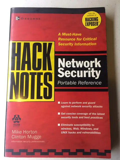 Cover of HackNotes Network Security Portable Reference