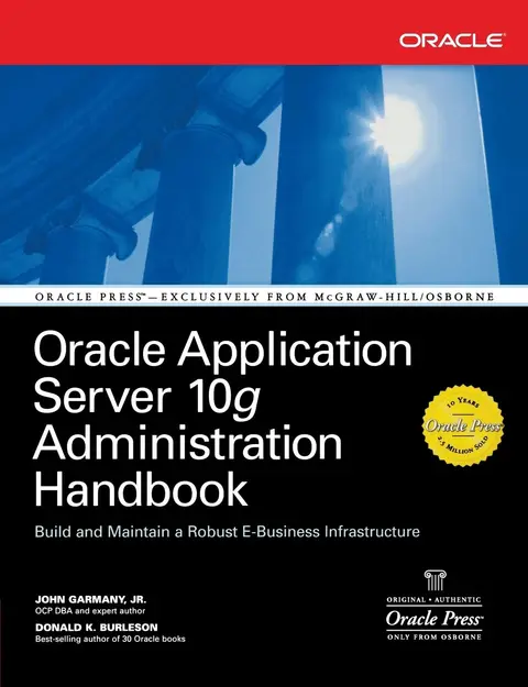 Cover of Oracle Application Server 10G Administration Handbook
