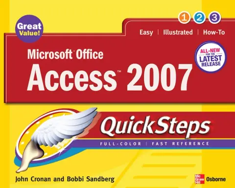 Cover of Microsoft Office Access 2007 Quicksteps
