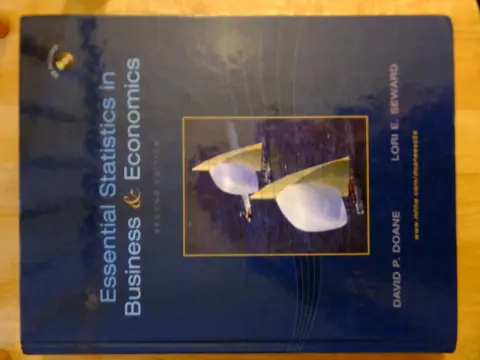 Cover of Essential Statistics in Business and Economics