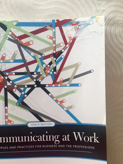 Cover of Communicating at Work