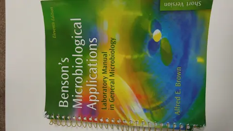 Cover of Benson's Microbiological Applications