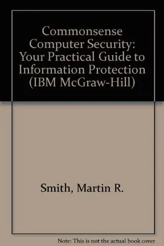 Cover of Commonsense Computer Security