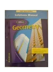 Cover of Geometry, Solutions Manual
