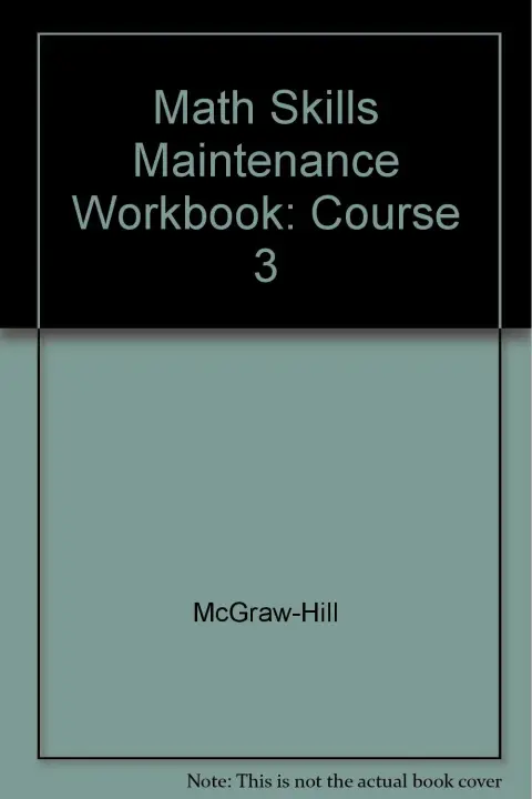 Cover of Math Skills Maintenance Workbook