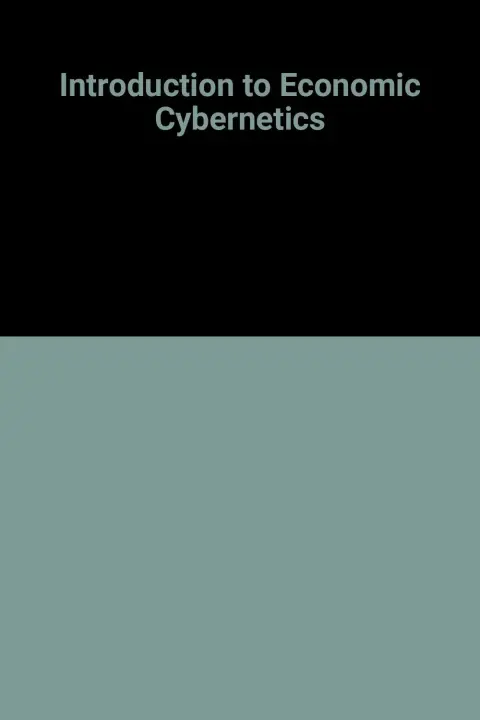 Cover of Introduction to Economic Cybernetics