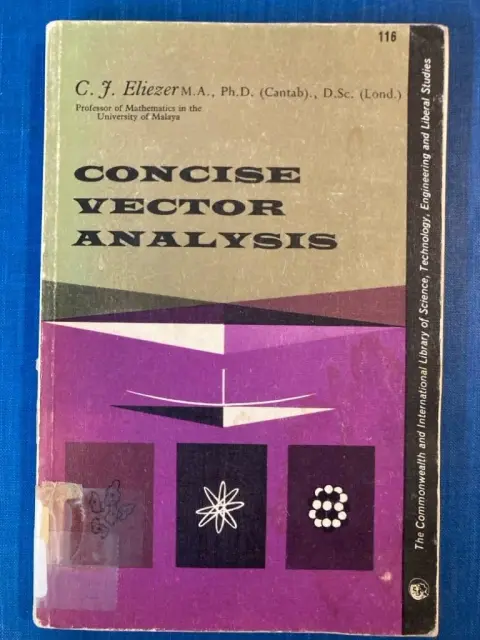 Cover of Concise Vector Analysis