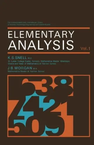 Cover of Elementary Analysis