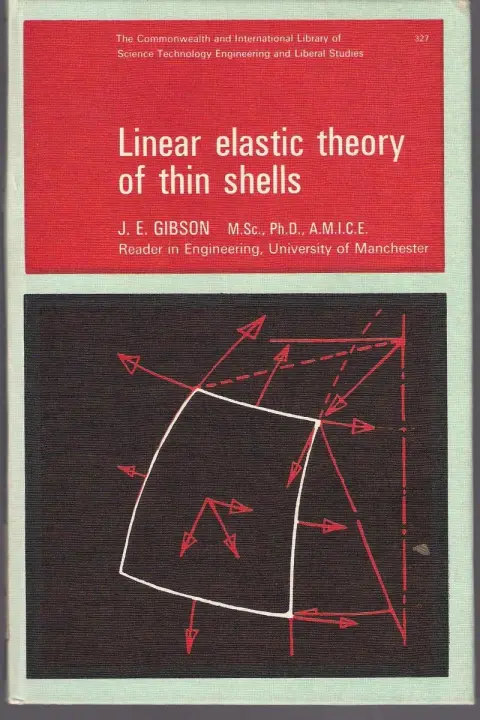 Cover of Linear Elastic Theory of Thin Shells