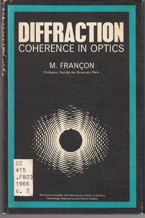 Cover of Diffraction Coherence in Optics