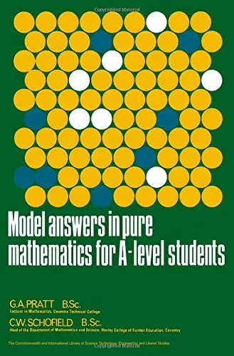 Cover of Model Answers in Pure Mathematics for "A" Level Students