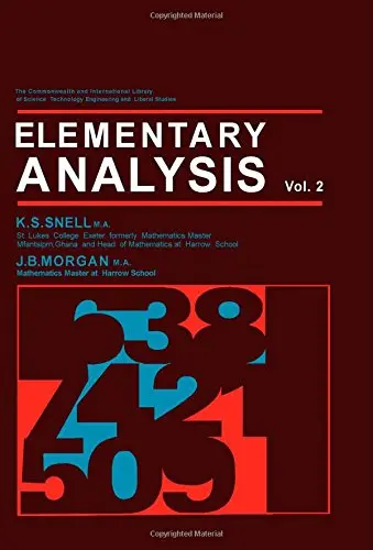 Cover of Elementary Analysis