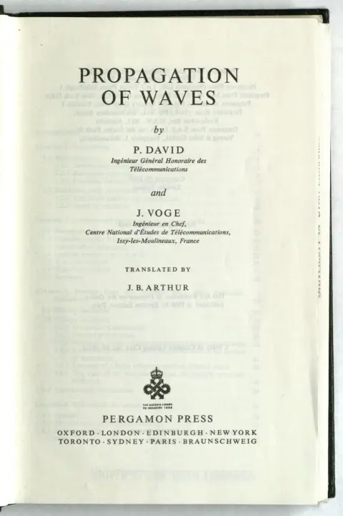 Cover of Propagation of Waves