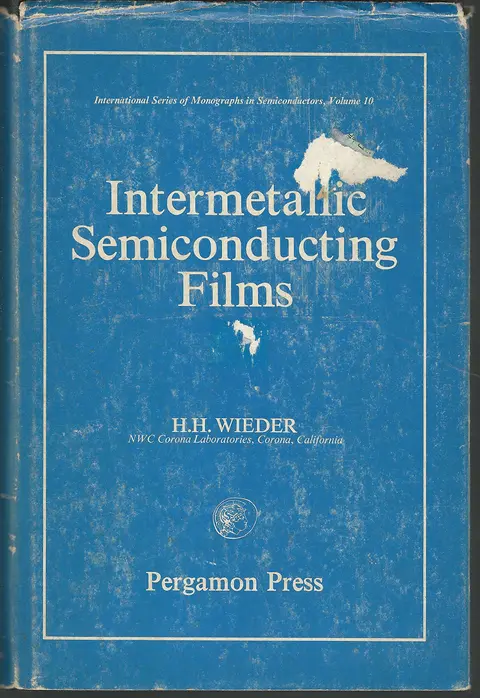 Cover of Intermetallic semiconducting films