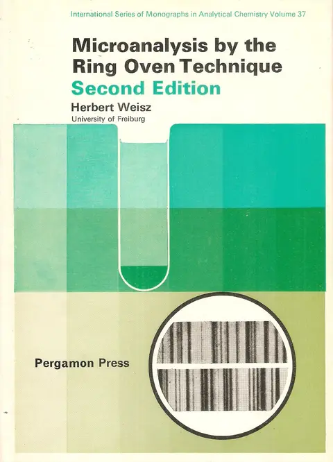 Cover of Microanalysis by the Ring Oven Technique