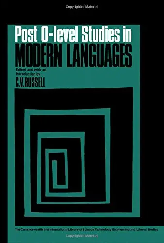 Cover of Post-O-level studies in modern languages