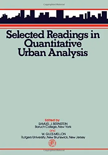 Cover of Selected Readings in Quantitative Urban Analysis