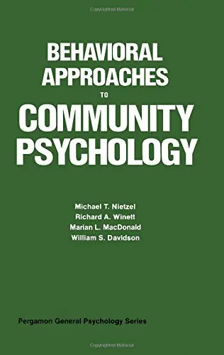 Cover of Behavioural Applications to Community Psychology