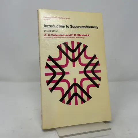 Cover of Introduction to Superconductivity