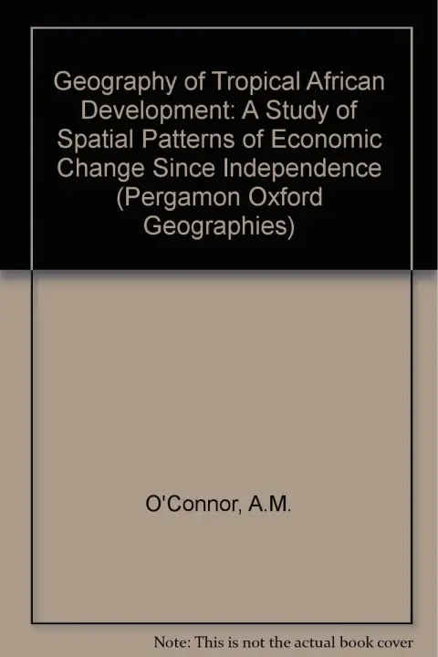 Cover of Geography of Tropical African Development