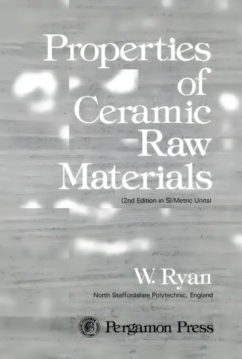 Cover of Properties of Ceramic Raw Materials