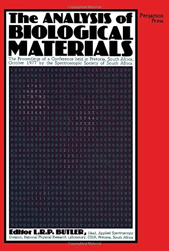 Cover of Analysis of Biological Materials