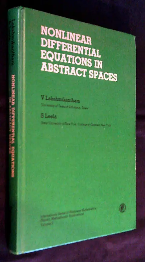 Cover of Nonlinear Differential Equations in Abstract Places