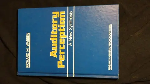 Cover of Auditory Perception