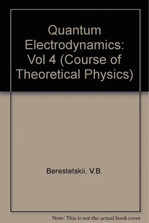 Cover of Quantum Electrodynamics