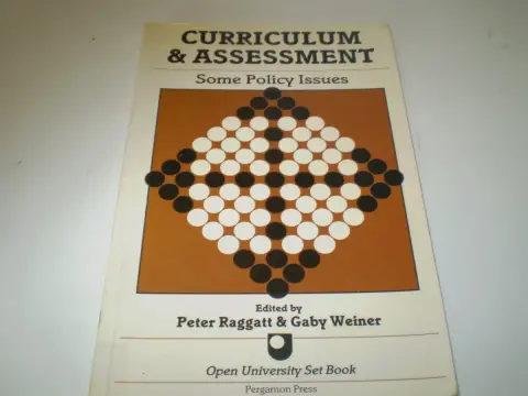 Cover of Curriculum and Assessment
