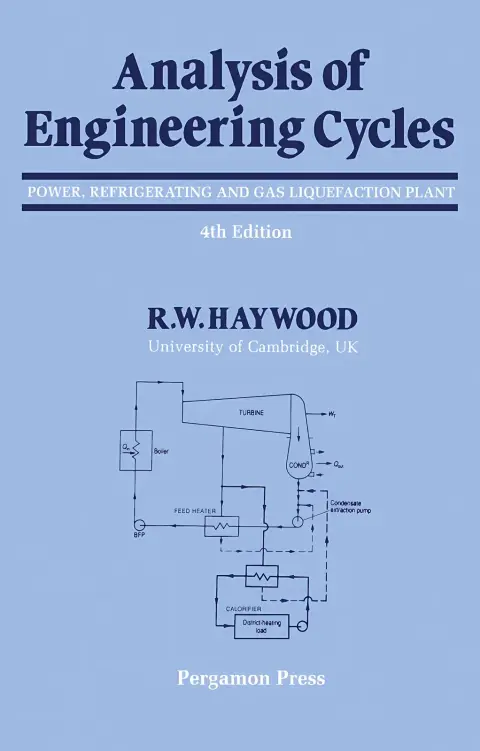 Cover of Analysis of Engineering Cycles