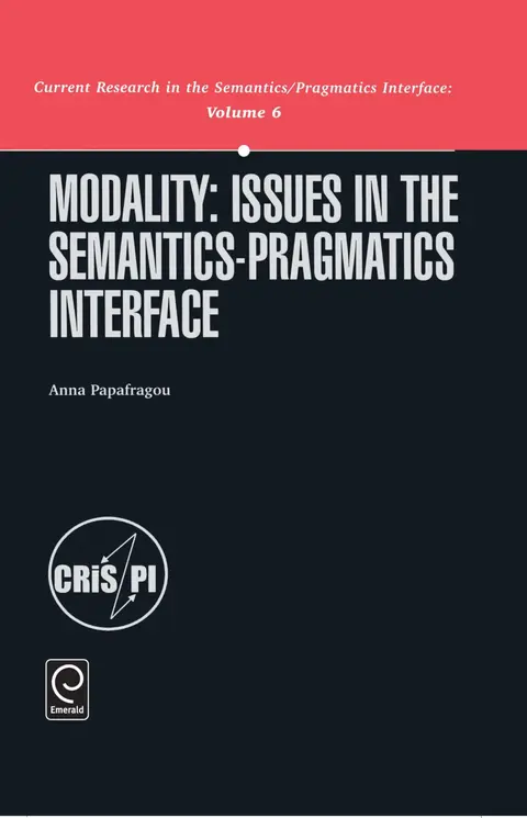 Cover of Modality